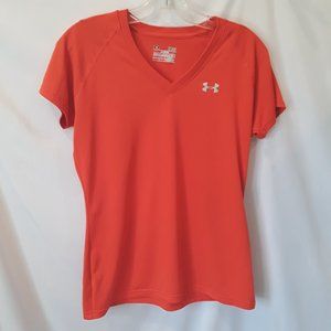 Like New Under Armour orange active top  4/16$